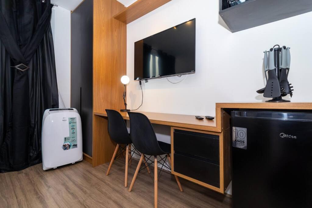 Apartamento Loft Novinho, Ar Condicionado, Ha 200m Do Metro Bras São Paulo